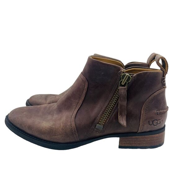 UGG Brown Ankle Boots - Picture 6 of 11
